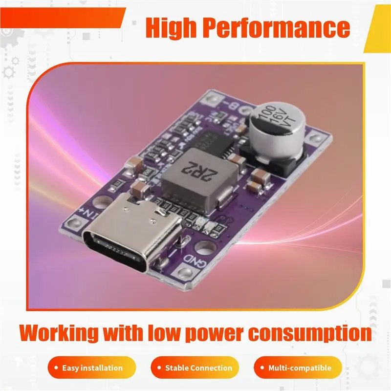 DT23 Type-C USB 2S Quick Charge Module for Lithium Battery Charging Board 3.7V Polymer Battery Pack for UAV