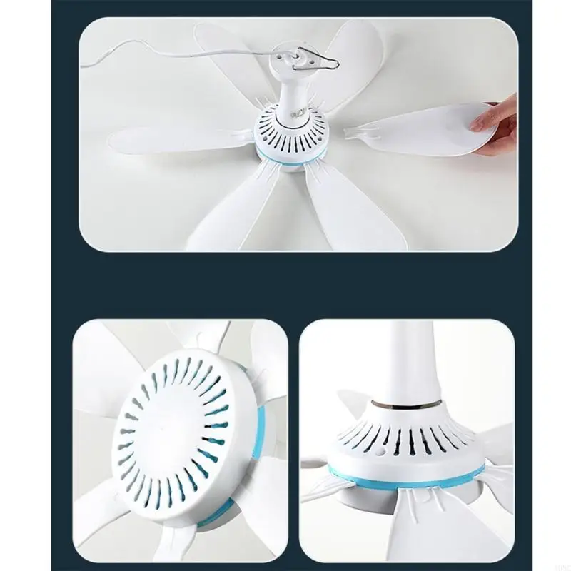 A0NC ventola bianca da 120 cavo da 16,7 pollici ventola appesa 220V 10w ventilatore a soffitto