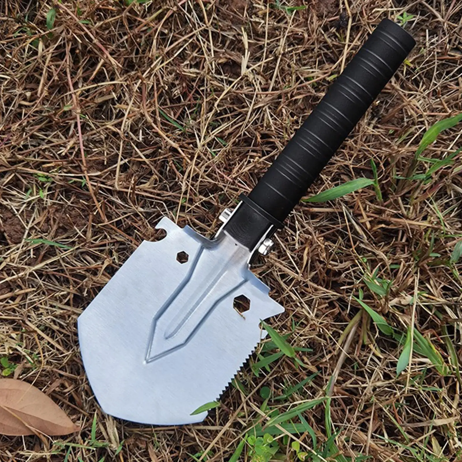 Camping Shovel Folding Compact Folding Shovels for Camping Multifunctional Gear High Strength Equipment for Gardening Planting