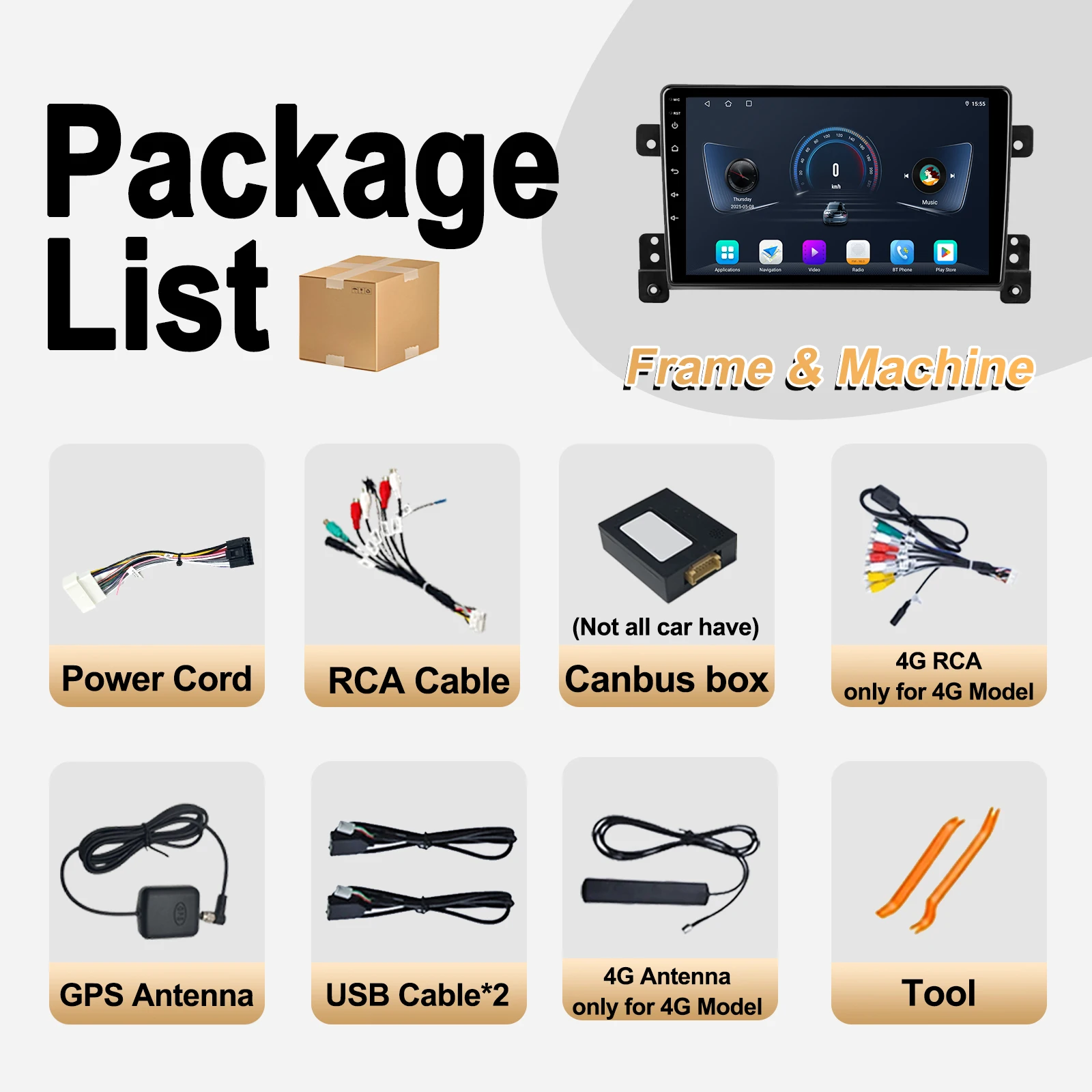 2 Din Carplay Android Auto Car Radio Android 15 لسوزوكي جراند فيتارا 3 2005 - 2015 مشغل فيديو الوسائط المتعددة 8 Core GPS Wifi 4G