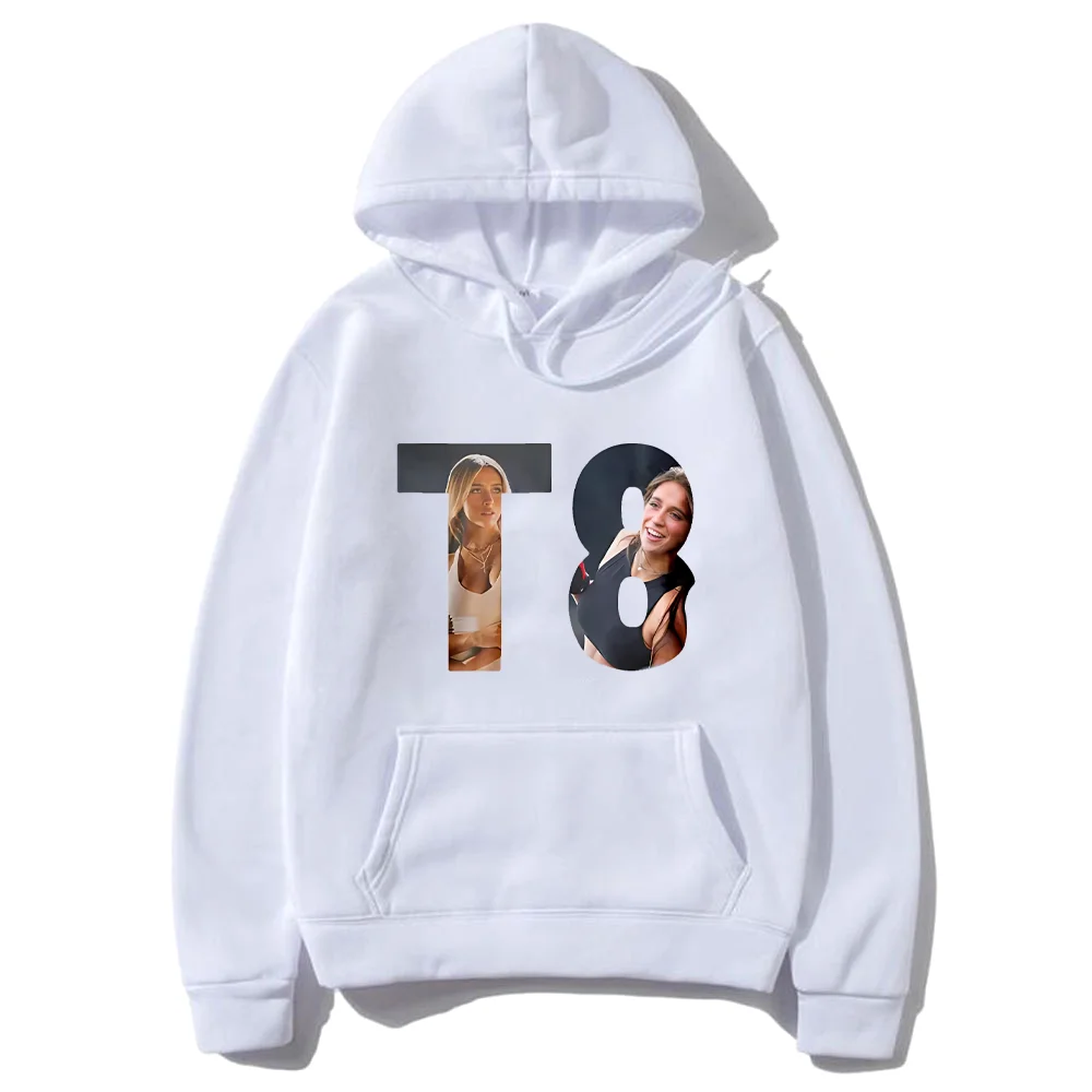 

Tate Mcrae T8 fashion Printed Hoodie Men Women's 2025 vintage oversized Pullovers Fleece Long Sleeve hip hop Casual Sweatshirts