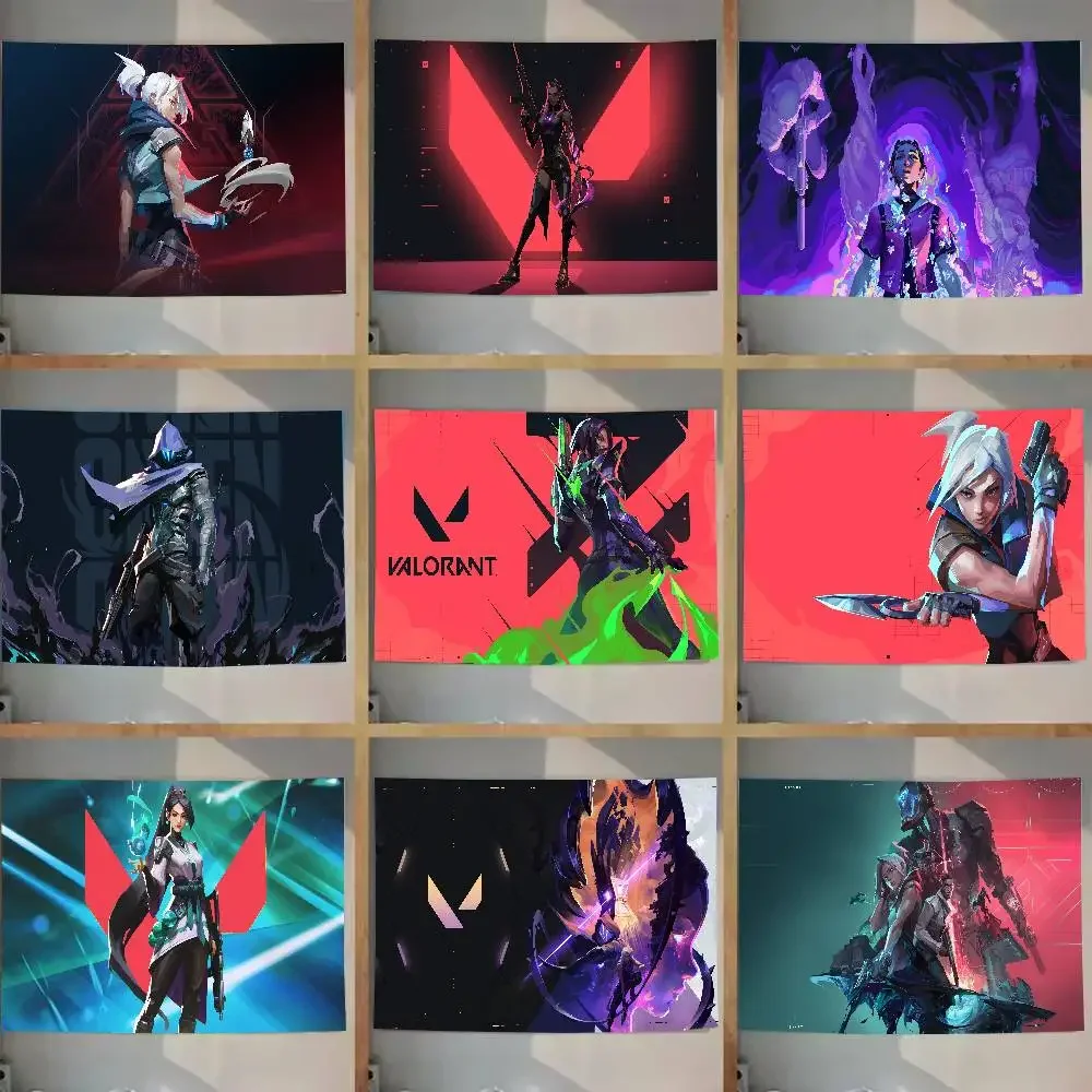 

GAME V-Valorant Tapestry custom tapestry quote wall art personalized gift Home Decor Wall Hanging