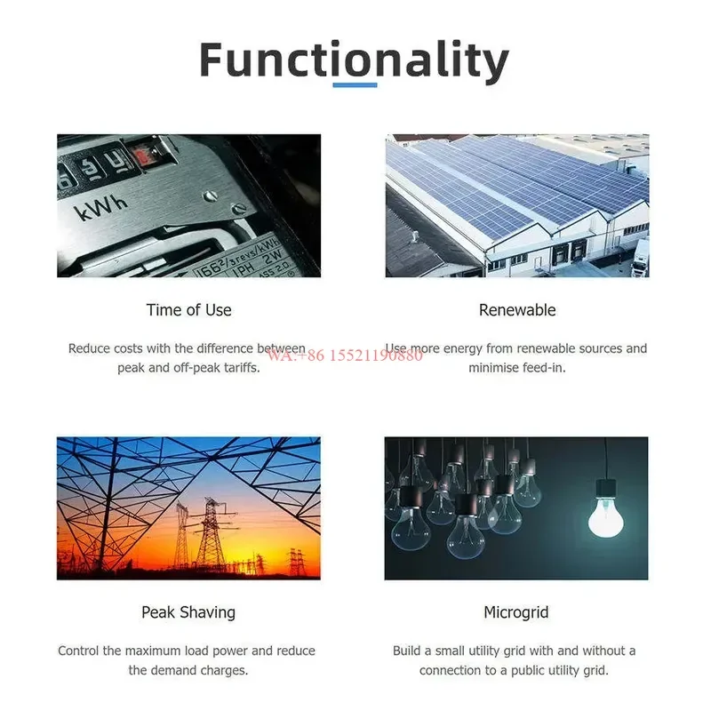 WMWMNU for Customized 100kw 200kw Industrial Commercial Energy Storage System BESS for Farm