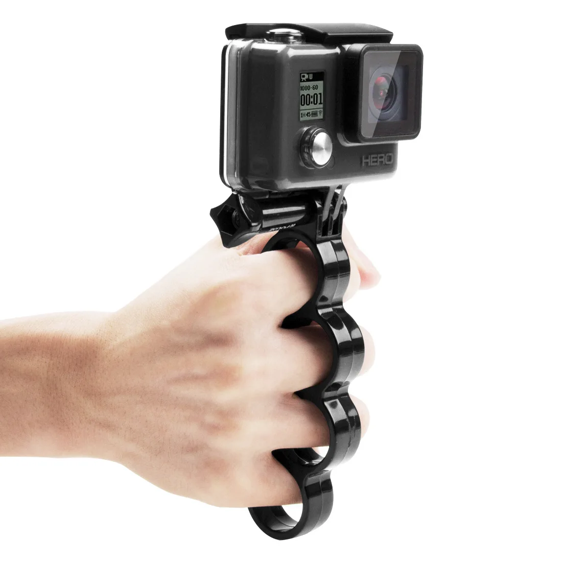 Selfie Bracket Finger Grip Ring ABS Handheld Camera Selfie Accessory Black Camera Mount Accessories For GoPro Hero 6 7 5 4 3 - Image 5