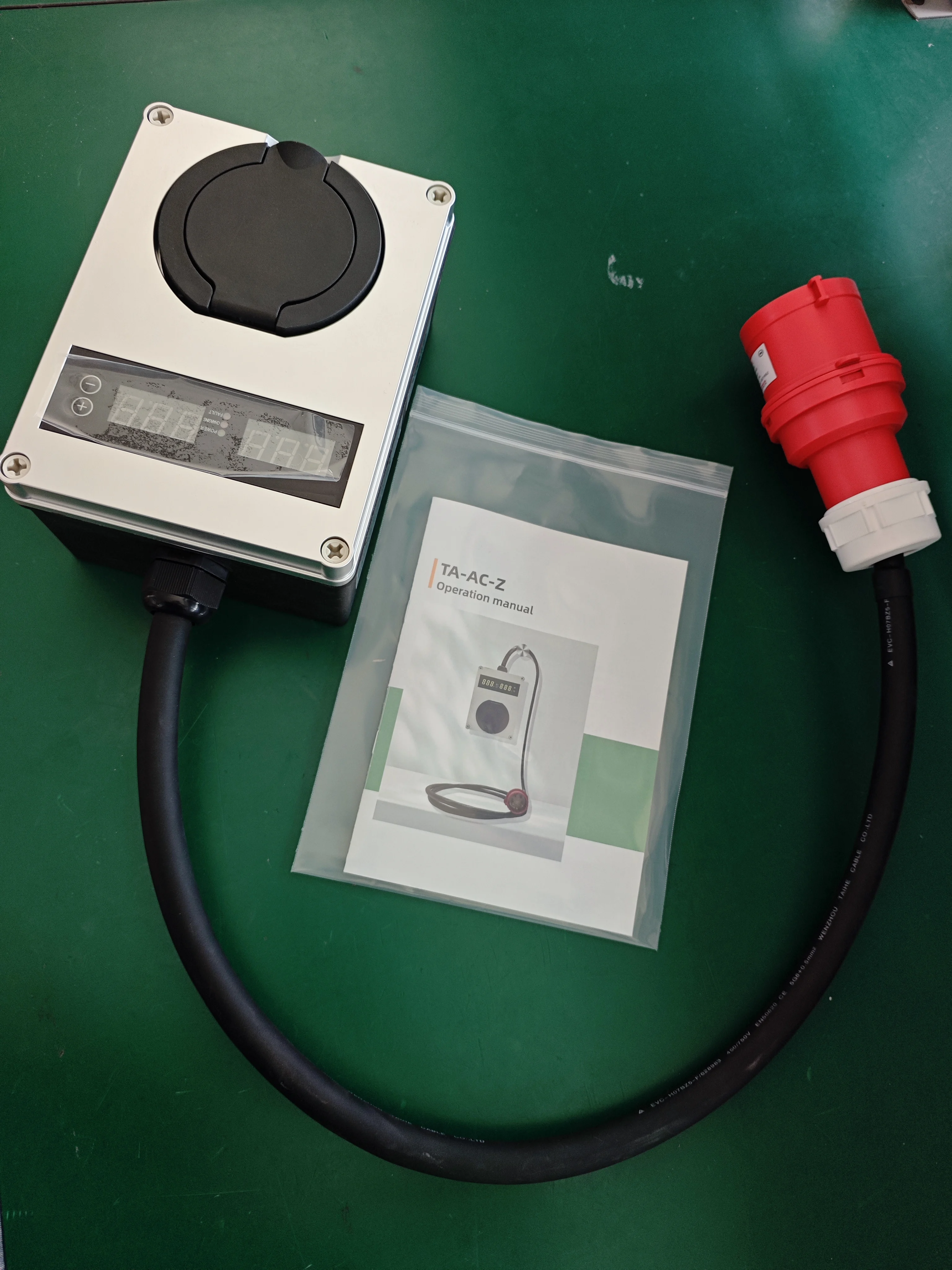 New 22Kw Wall-mounted Electric Vehicle Fast Charging Station Type 2 AC EV Charger Wallbox for EV Car Pile