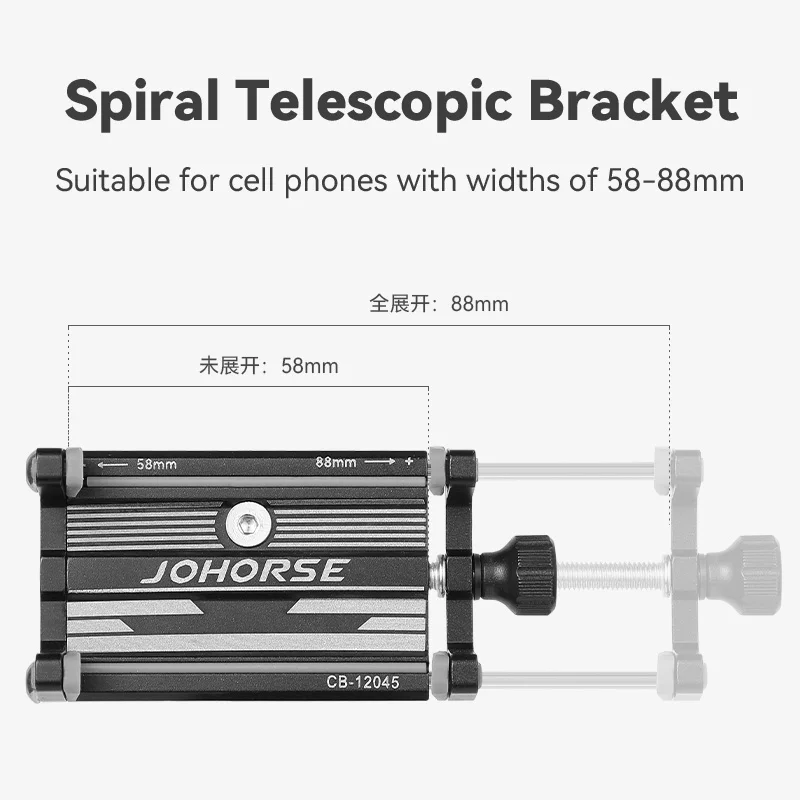 Phone Holder Motorcycle Electric Bicycle Smartphone CNC Aluminum Alloy Bracket Four Claws  Bike Phone Holder image 3