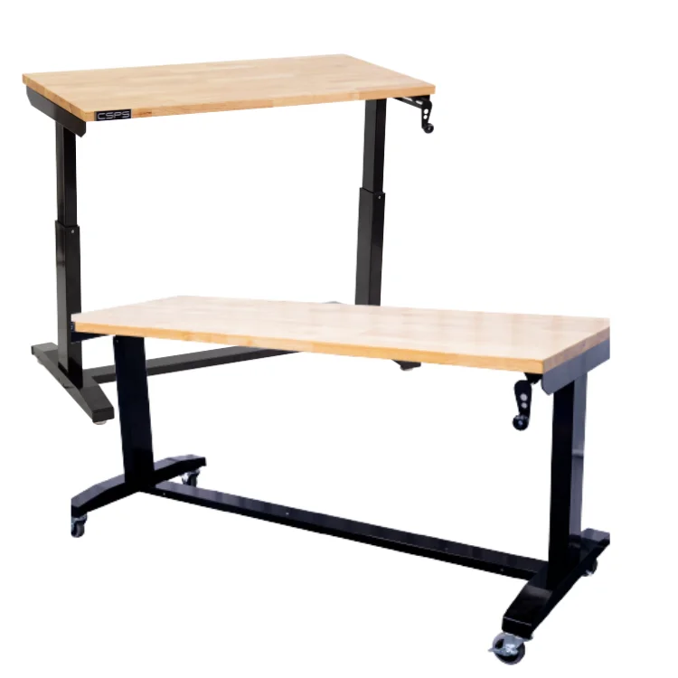 

Стол с регулируемой высотой Csps, хорошая цена, сталь с порошковым покрытием, для офиса, новый, современный, индивидуальная упаковка, производитель из Вьетнама