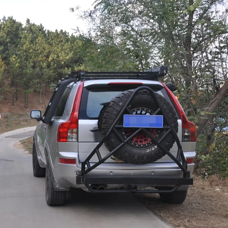 Trailer bar square mouth spare tire rack universal load spare tire bracket can carry 35 inches and 40 inches