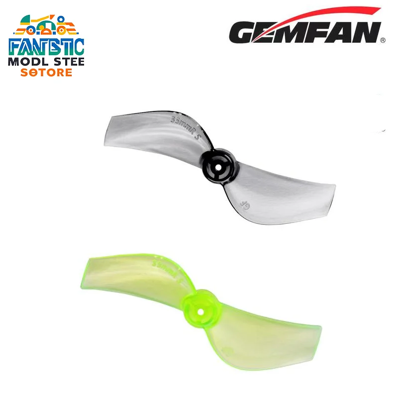 4 Pairs Of Gemfan Qianfeng Propeller Blades 35mms-2 Indoor Tinywoop Small Aircraft Design Model Aircraft Accessories