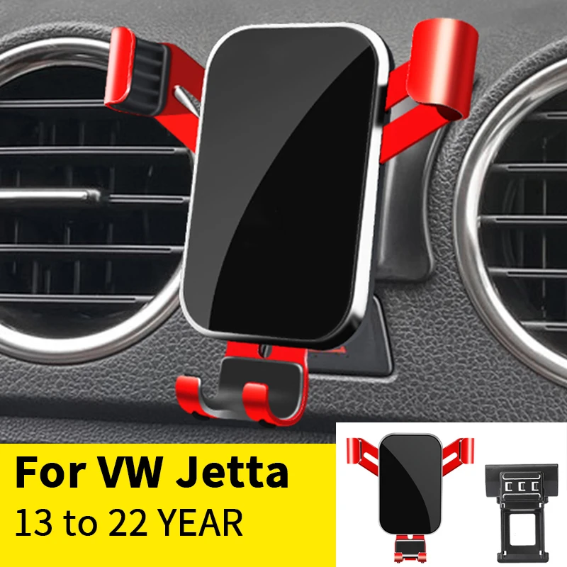 

For Car Cell Phone Holder Air Vent Mount GPS Gravity Navigation Accessories for Volkswagen Jetta 2013 to 2022 YEAR