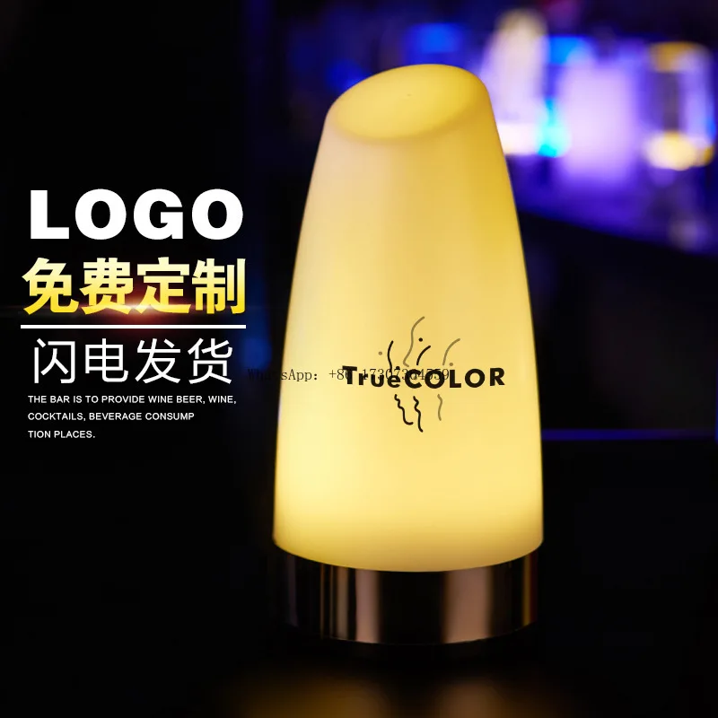 

Настольная лампа для бара, светодиодная зарядка, креативный стол, прозрачная атмосфера, стол для кафе