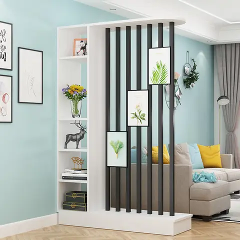 홈 스크린 파티션 현대적인 단단한 철제 단순 입구 스크린