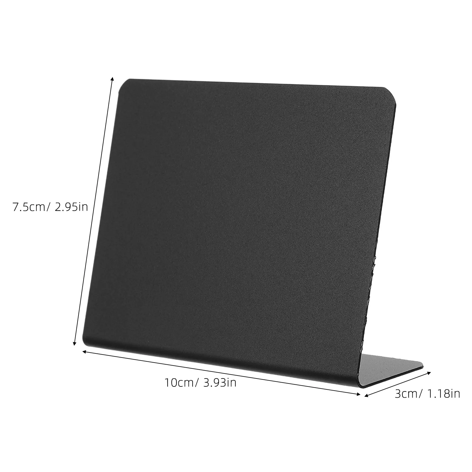 20Pcs Erasable Tabletop Chalkboard Signs Mini Reusable Display Price Tags 3.9x3in Black for Restaurant Bakery Menu Labels Buffet