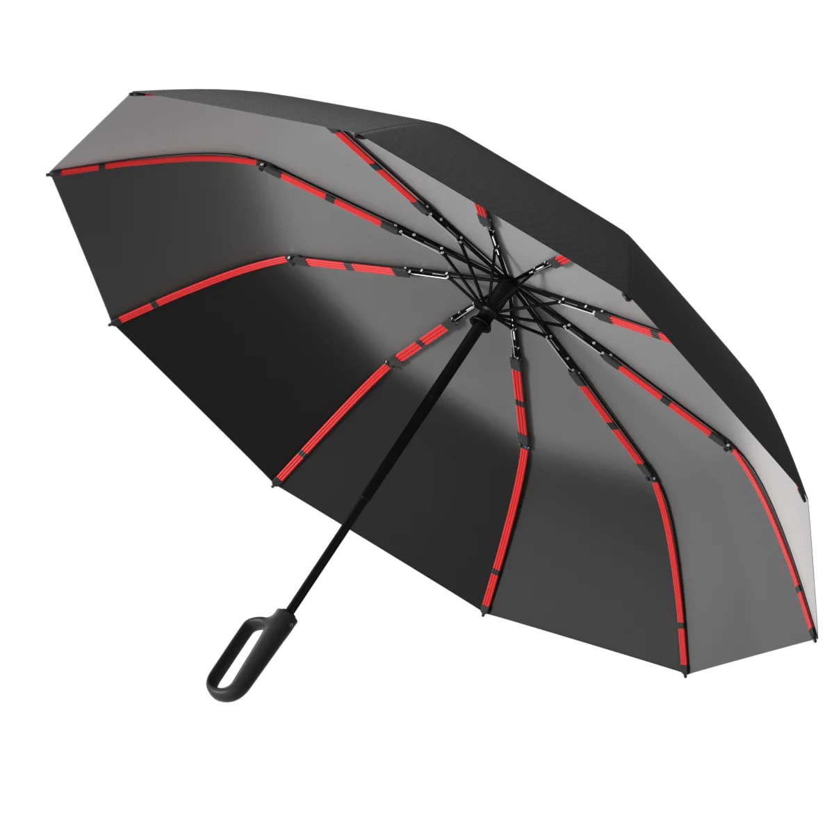 1 Handle Fully Automatic Folding Umbrella with Buckle, Easy to Carry Larger, Thicker and Sturdy. Suitable for Men and Women, Portable and Windproof,