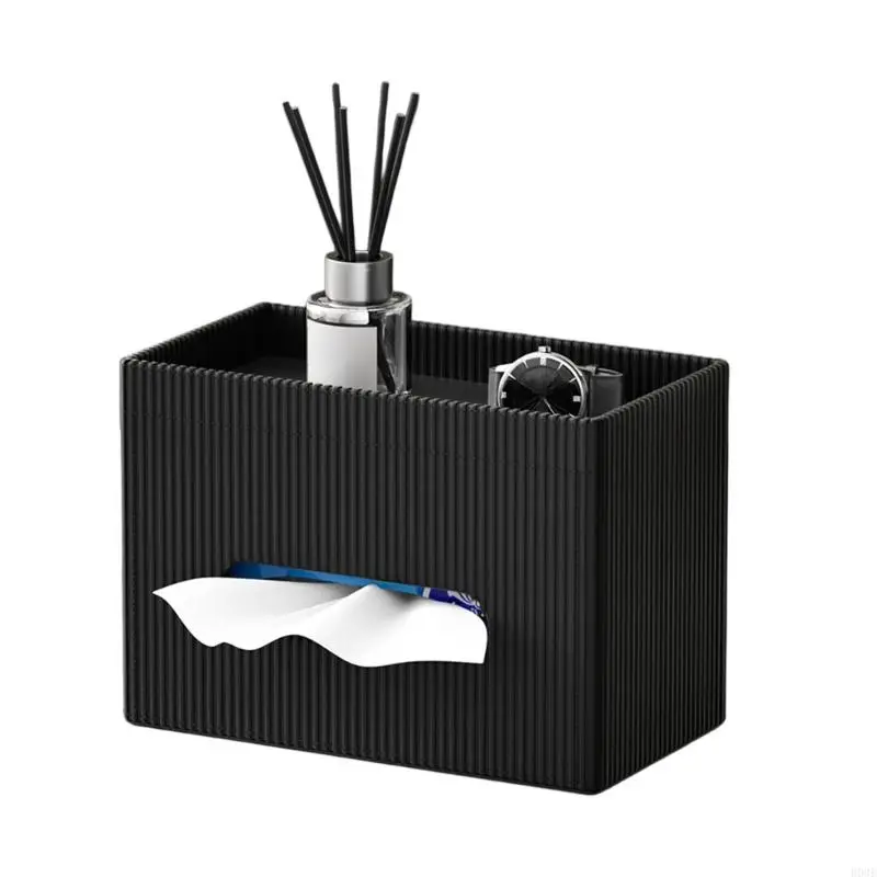 PU-Leder-Tissue-Box-Abdeckung, rechteckiger Papierhandtuchhalter für Wohnzimmer, Schlafzimmer, Badezimmer, Heimdekoration, B03E – Detail 10