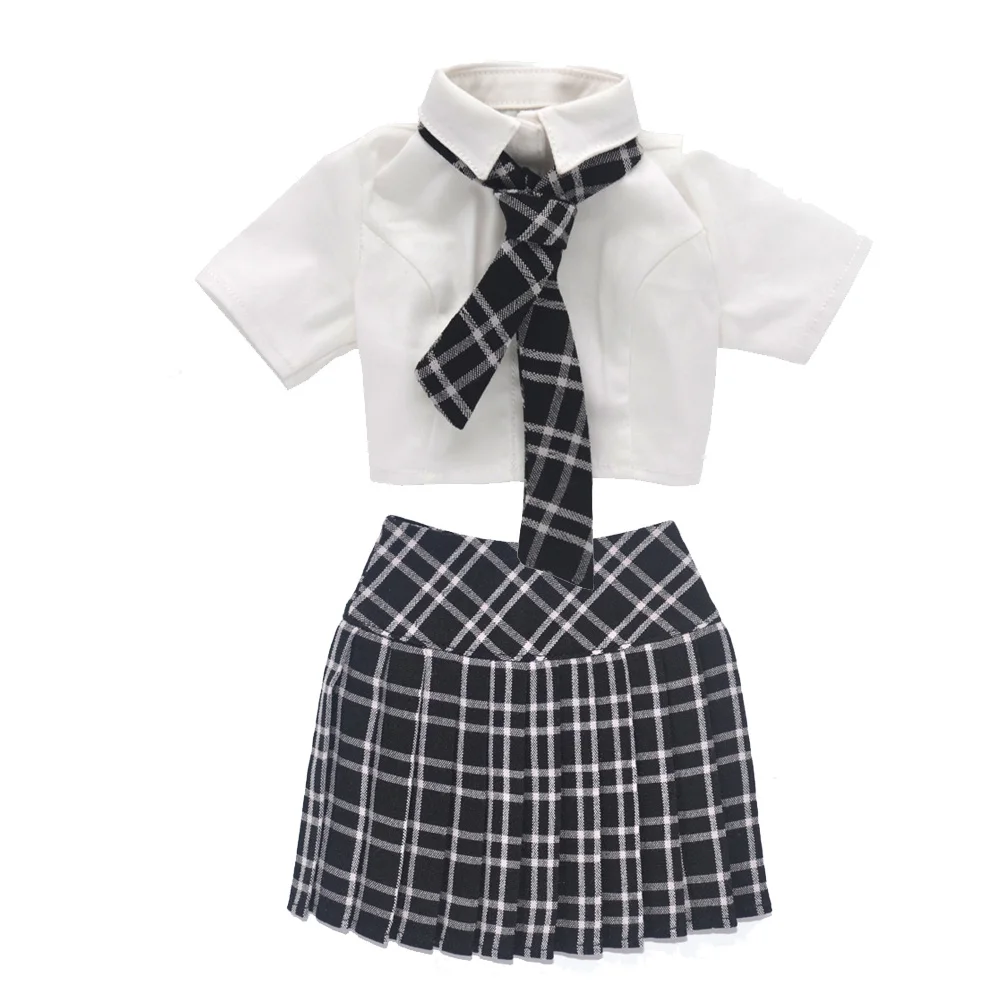 

Fits 1/4 1/3 BJD DD SD MSD Doll Clothes Shirts School Skirts