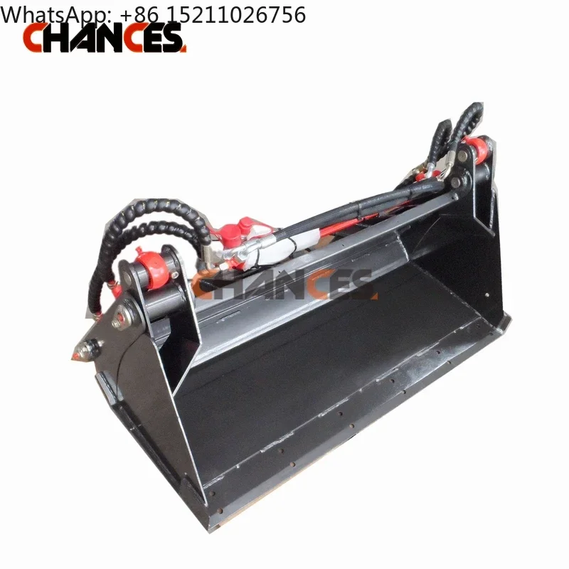 Cheap mini skid steer loader accessories with  4 in 1 bucket accessories mini loader Hot selling 2023