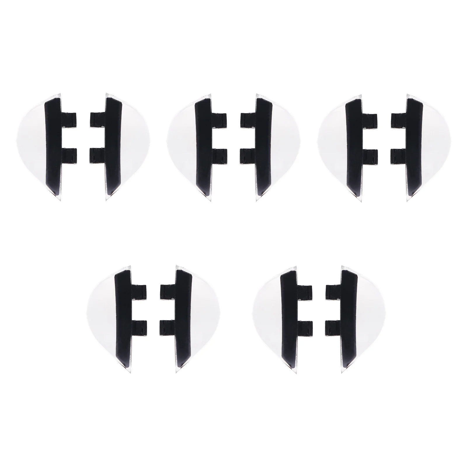 

10 Pairs Nose Silicone Eyeglasses Nose Pads Pads Soft Silicone Comfortable Durable Glasses Accessories Myopic Reading