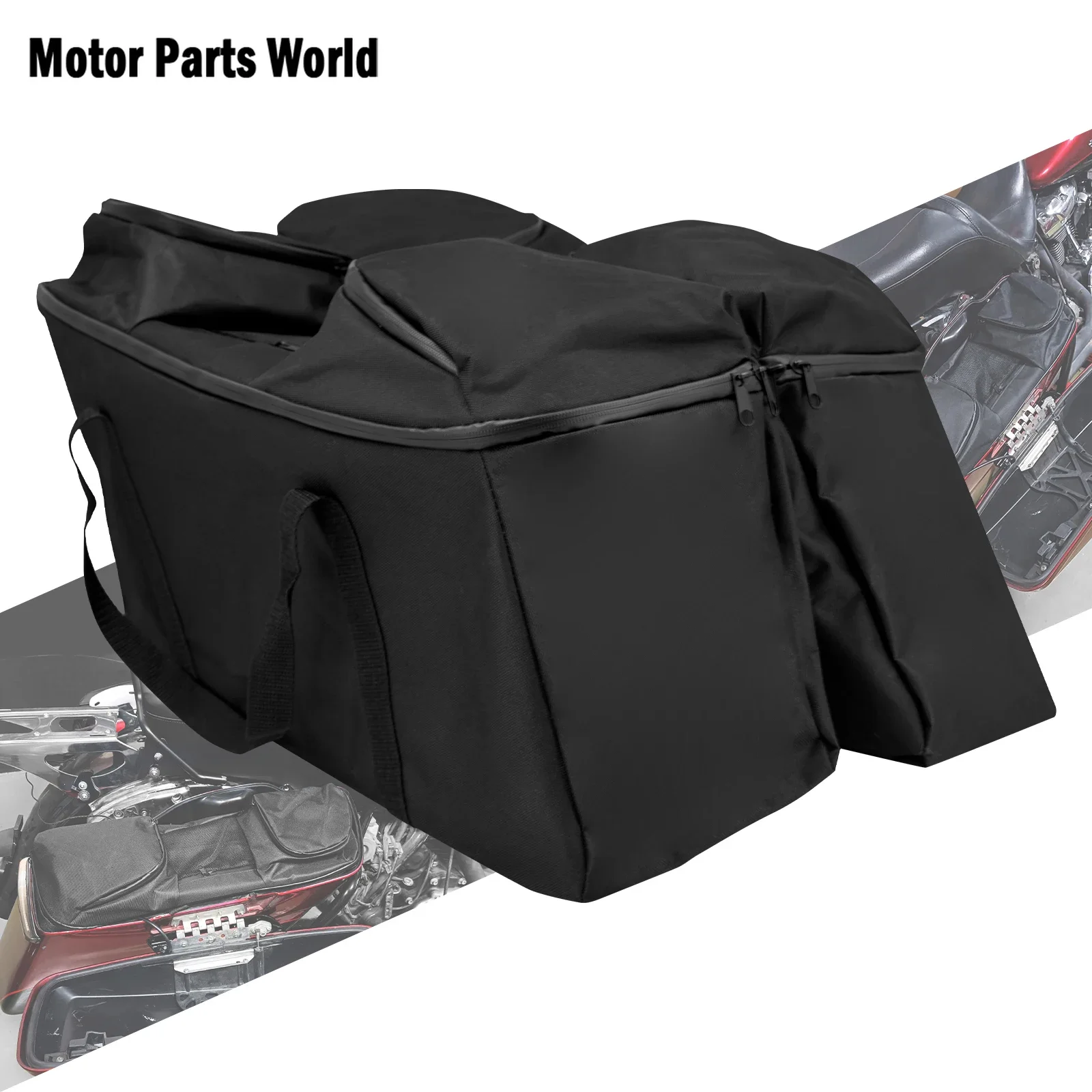 Motorcycle Tool Side Bags Luggage Tour Pack Saddlebag Waterproof For Harley Touring Road Electra Street Glide FLTR FLHT 1993-UP