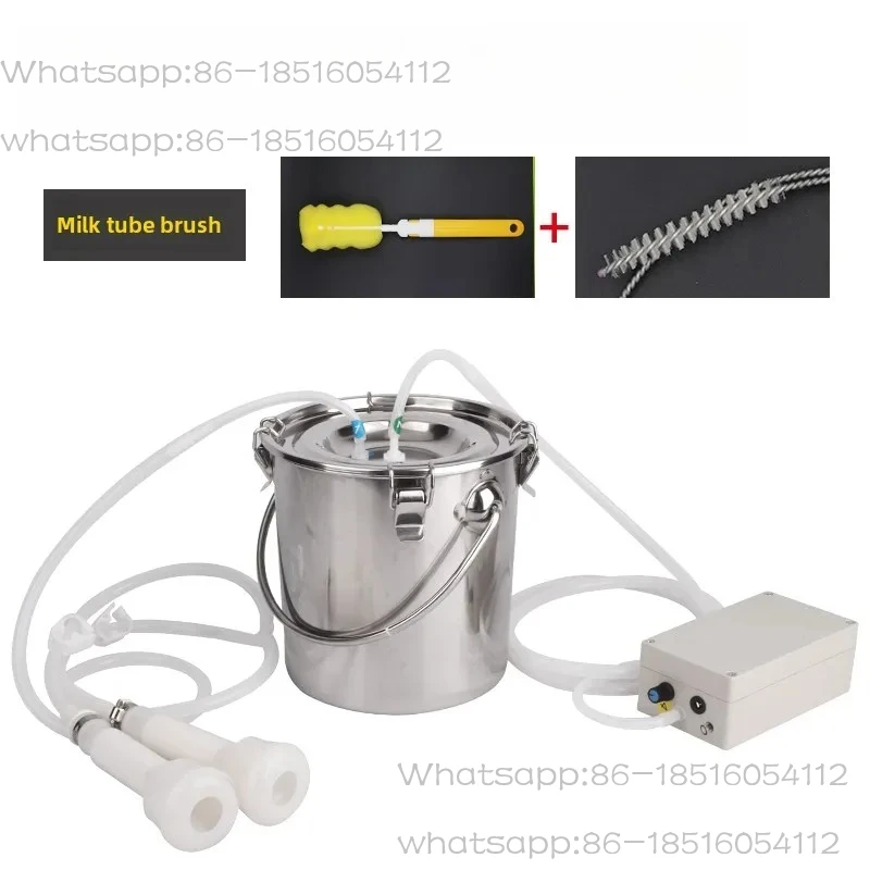 

Электрический доильный аппарат для коров и овец, двухголовочный, малогабаритный, бытовой, пульсирующий.