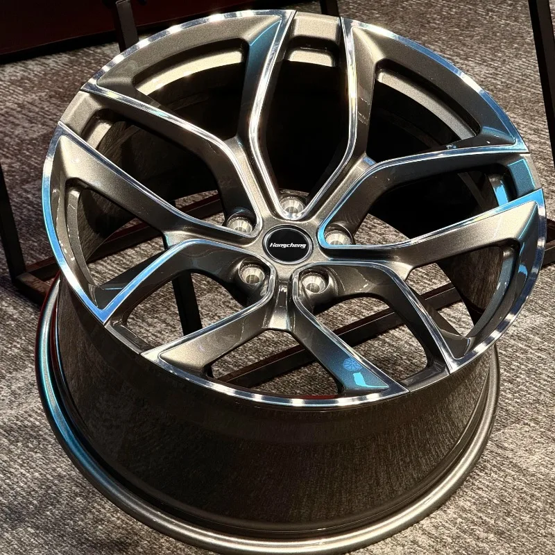 Passenger Cars Rims 16 17 18 19 20 21 22 Inch 5x112 5x114.3 5x120 5x130 Monoblock Deep Concave Gun Grey Wheel for Ferrari