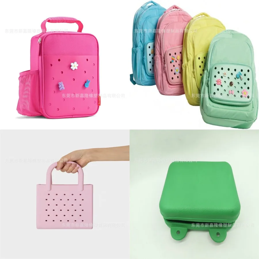 

【Новый стиль】Новинка - хит продаж: легкий повседневный рюкзак из ЭВА, вместительный, модный, с отверстиями, для путешествий, сумка для обедов.