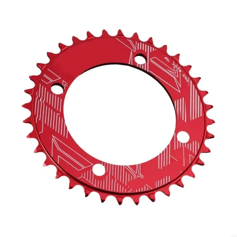 Bicycles 104BCD Crank Narrow Wide Chainring 32T/34T/36T/38T Aluminum Alloys Bike Round Cycling Tooth Chainwheel Parts 