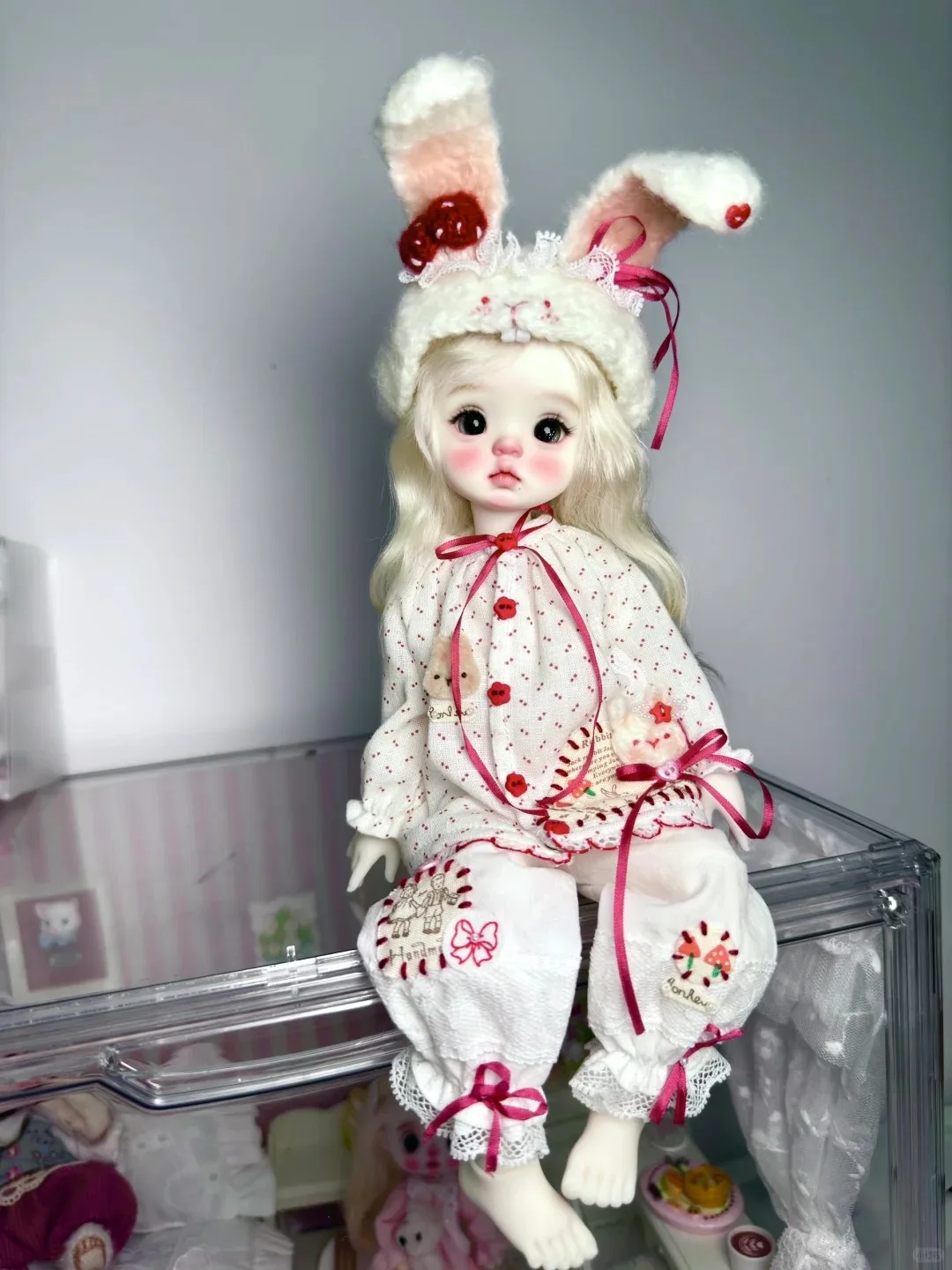 Novo brinquedo sd bjd boneca 1/6 yuanbao cabeça grande babador bebê menina princesa bonito de alta qualidade articulação humana frete grátis