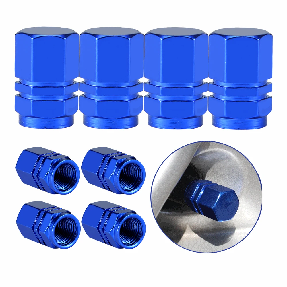 DSYCAR 12Pcs Universal Car Moto Bike Tire Wheel Valve Cap Cover Car Styling for Fiat Audi Ford Bmw Toyota VW Lada Opel Kia