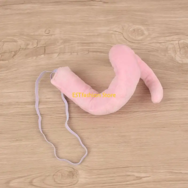 Y5GC Pig Costume Set Pig Ears Headband Tail Bowtie Nose for Kids Animal Cosplay Props