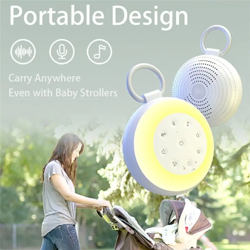 A99G-Baby Sleep White Noise Machine Portable Baby White Noise Maker White Noise Machine
