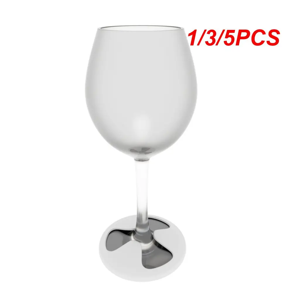 1/3/5PCS Bar Tools Guard Your Cup With Care Various Colors Weight 15g Size Diameter 7.8cm Wine Glass Logo Foot Pad