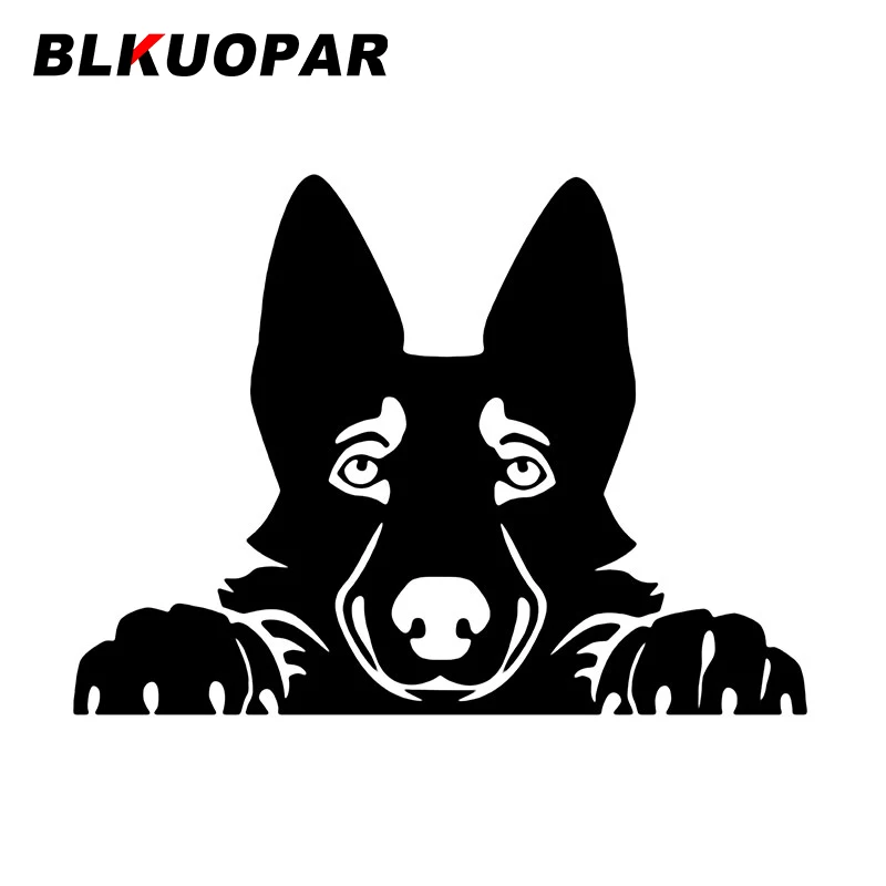 

BLKUOPAR немецкая овчарка собака автомобильные наклейки милые животные наклейка водостойкая высечка доска для серфинга мотоцикл украшение автомобиля