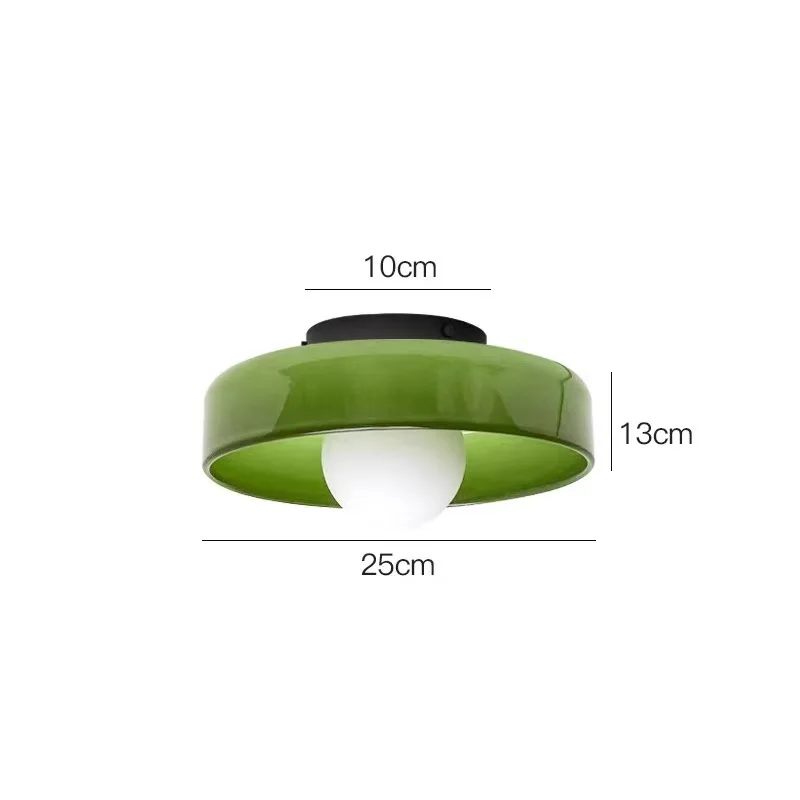 

Nordic Glass Ceiling Light G9 Light Source Vintage Wall Lamp Home Decor For Entryway Hallway Aisle Living Room Bedroom Fixtures
