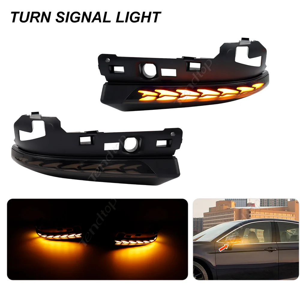 

Светодиодный последовательный указатель поворота в боковое зеркало для Toyota Camry 2018-2023, CHR, Prius XW50, PHV, Avalon, янтарный