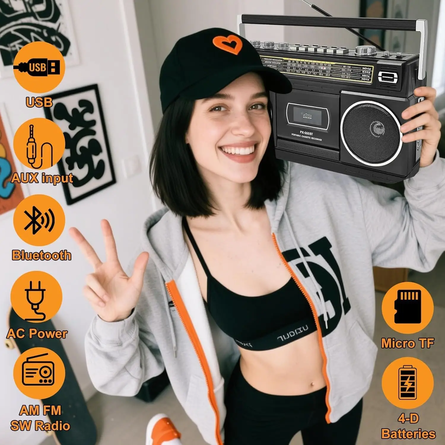 PX-555BT Bluetooth …