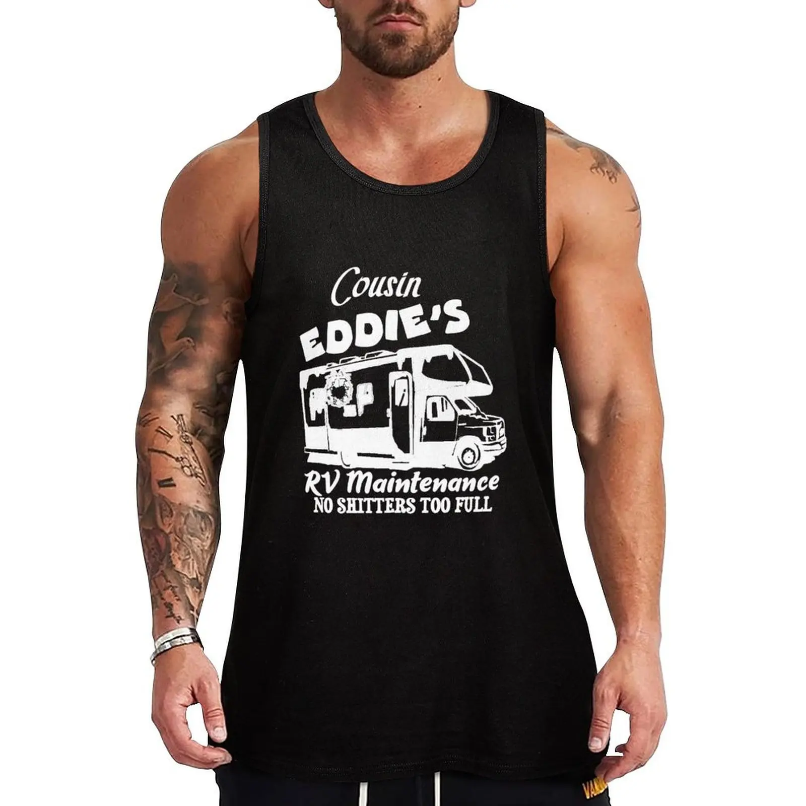 

Cousin Eddie Christmas Vacation T-Shirt Tank Top Casual Loose Tank Top Summer Sleeveless Daily Wear