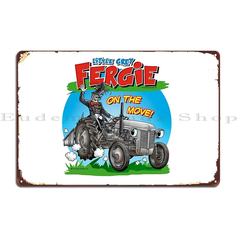 Little Grey Fergie On The Move Metal Signs Cinema Living Room Designer Mural Mural Tin Sign Poster