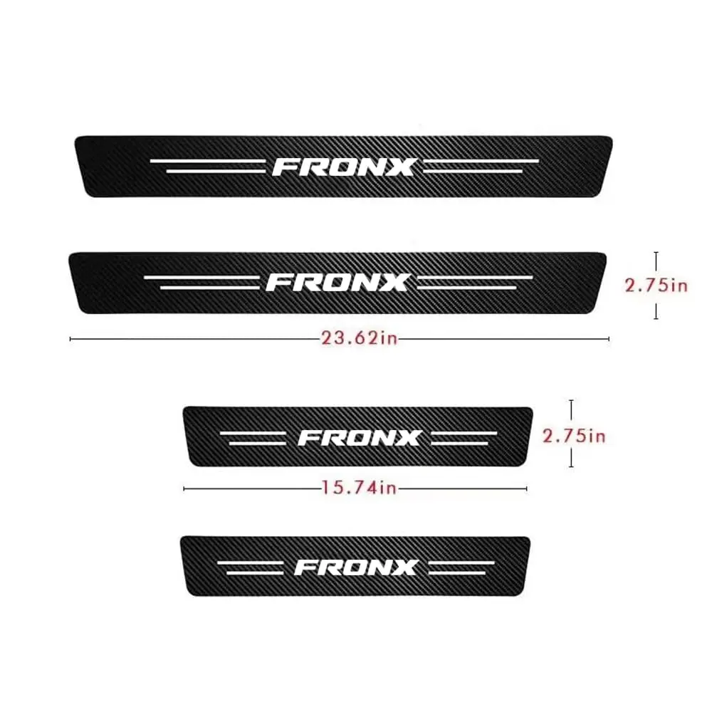 FOR FRONX  fronx 2024 Car Sticker Anti-Scratch Protective Sticker for Car Door Sill 4 Sheets Suitable for FRONX Accessories