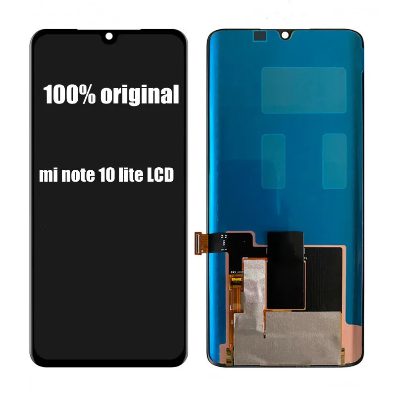 Original AMOLED for xiaomi mi note 10 note 10 pro LCD display Touch screen digitizer for mi note10 lite cc9 pro LCD