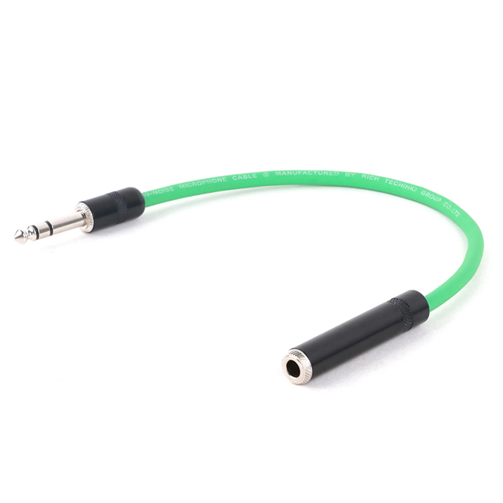 GuerGuo 6.35mm TRS Male to 6.35mm TRS Female Jack Instrument Audio Cable For Electric Guitar Mixer Guitar Microphones 0.3M-15M