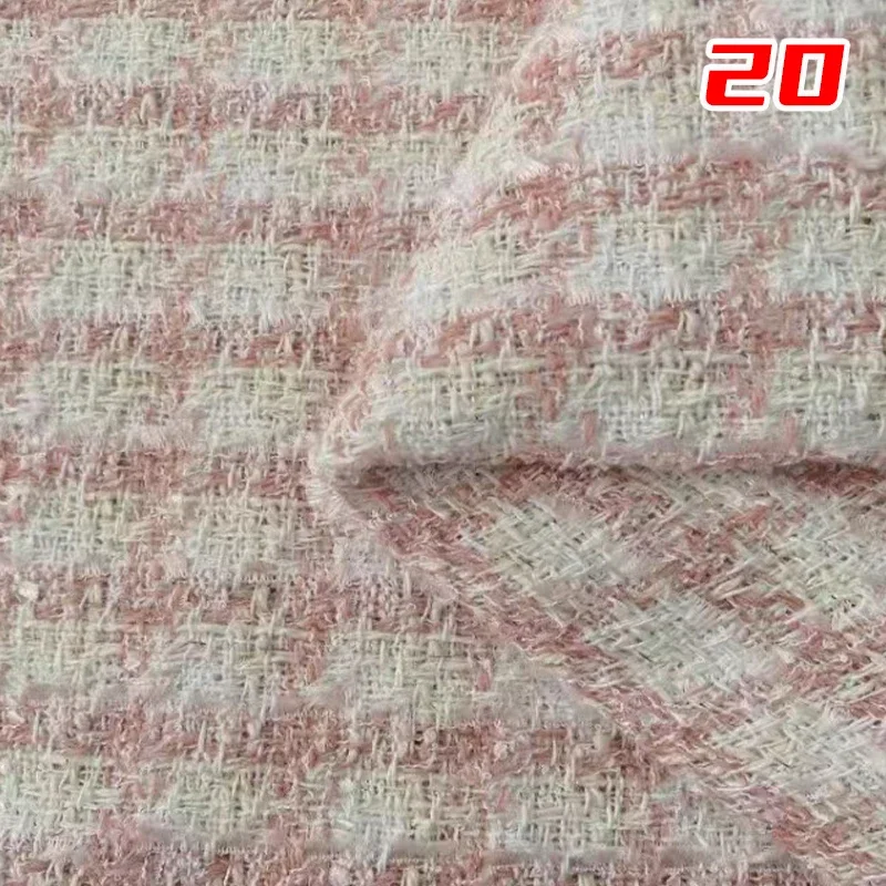 50 سنتيمتر الذهب الحرير عطر صغير النسيج الألياف منقوشة تويد النسيج المرأة معطف على شكل ثوب الأحذية القبعات أكياس DIY بها بنفسك الملابس الخياطة اليدوية