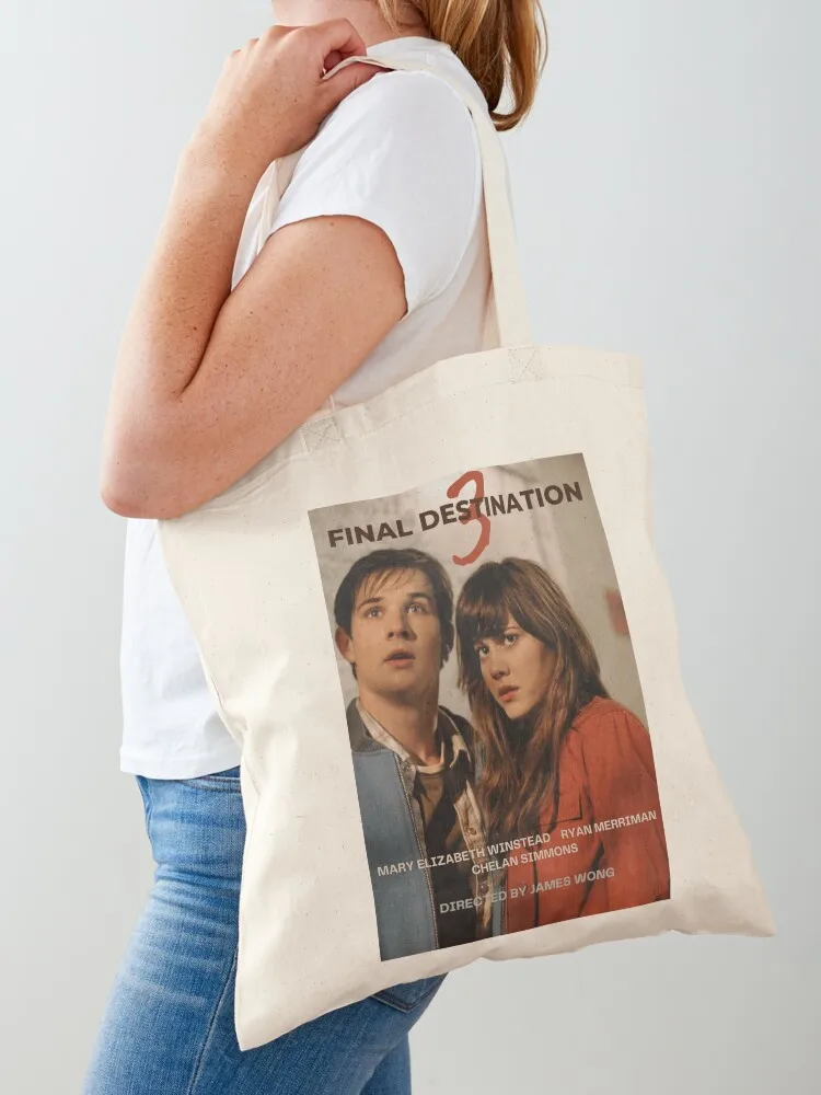 Final Destination 3 Film Tote Bag reusable grocery bags Canvas custom canvas bag ecological bags