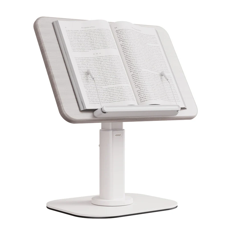 

Подставка для книг 360° ° Вращающаяся подъемная стойка для чтения с регулируемой высотой. Подходит для книг и планшетов. Подставка для чтения книг.