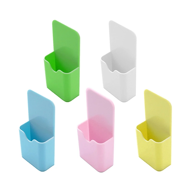 Hộp đựng bút bằng nhựa từ tính Bút chì Cup Marker Hộp lưu trữ cho tủ lạnh bảng trắng