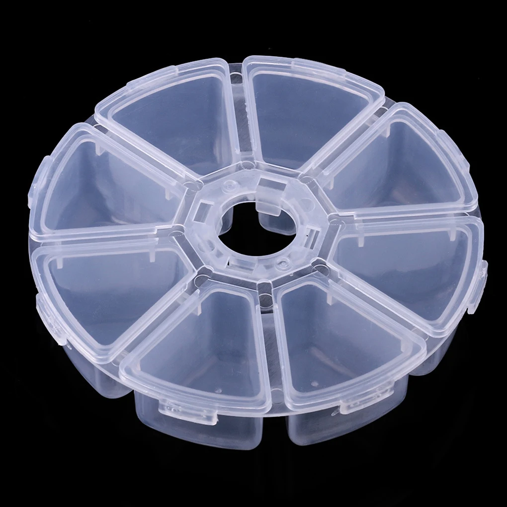 8/10/15 Grid Fishing Clear Storage Box Transparent Fish Hook Organizer Plastic Jewelry Container