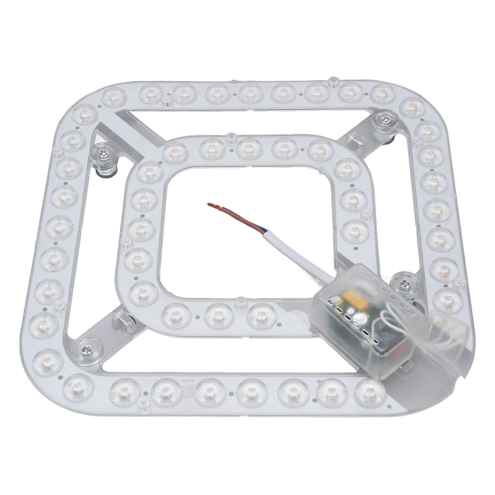 Ceiling Fan Light Panel 24W LED Ceiling Wick Module Hard Wired PC Aluminum 3 Color Temperatures for Flush Mount Ceiling Lights