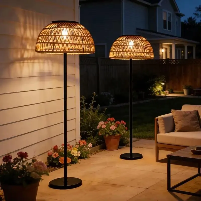for Cross-border new solar USB LED garden floor light outdoor waterproof night light atmosphere lawn street light
