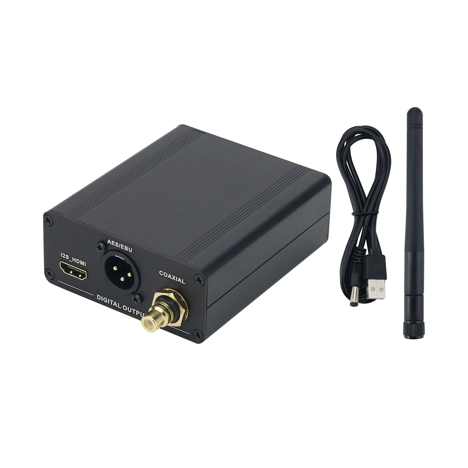 Best Wireless BT Audio Receiver With AES Optical Coaxial Output Decoding Without USB Digital Interface Audio Products Accessory