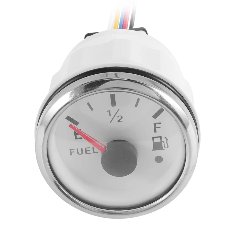AEF2-52 مللي متر مقياس مستوى الوقود 0-190Ohm للتحويل 240-33Ohm مستوى زيت الوقود متر مقاوم للماء قارب سيارة مقاييس مع إنذار #3